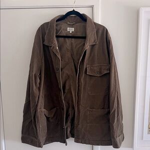 Hartford Men's Dark Brown Military Jacket